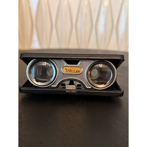 Vintage Stellar Folding Pocket Opera Theater Binoculars 2.5x Sport Glass Japan